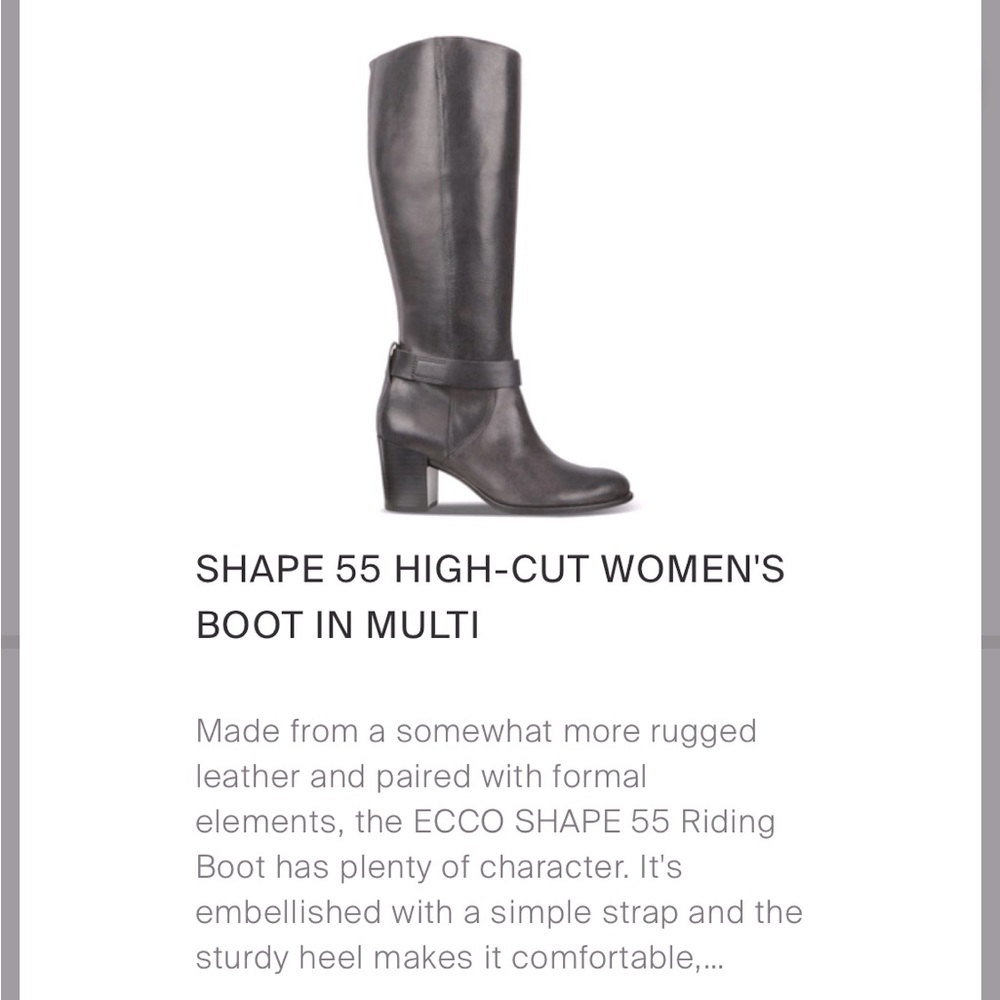 Ecco shape 55 high boots